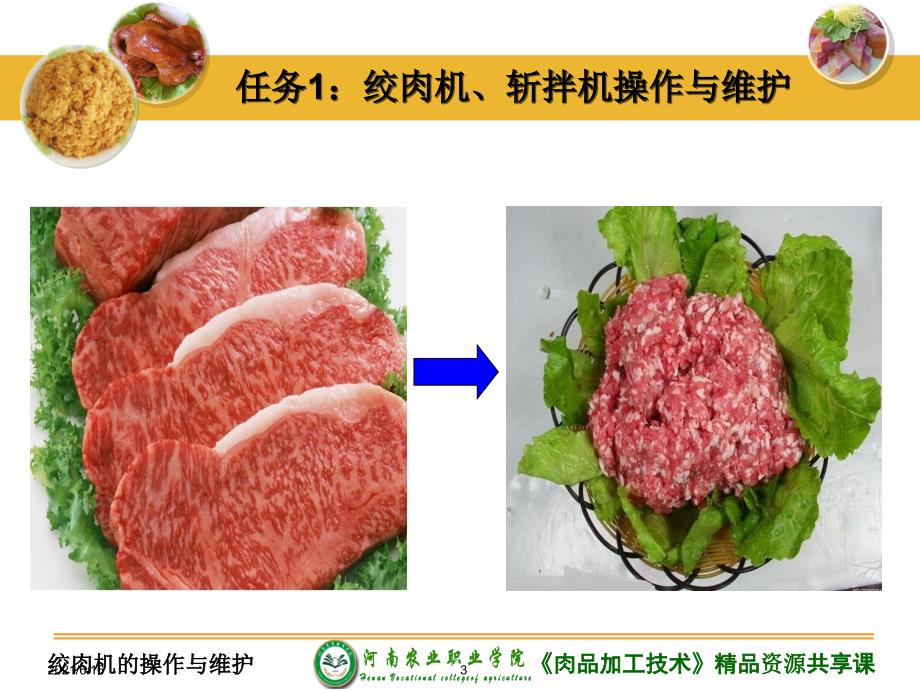 任务1：绞肉机、斩拌机操作与维护_第3页