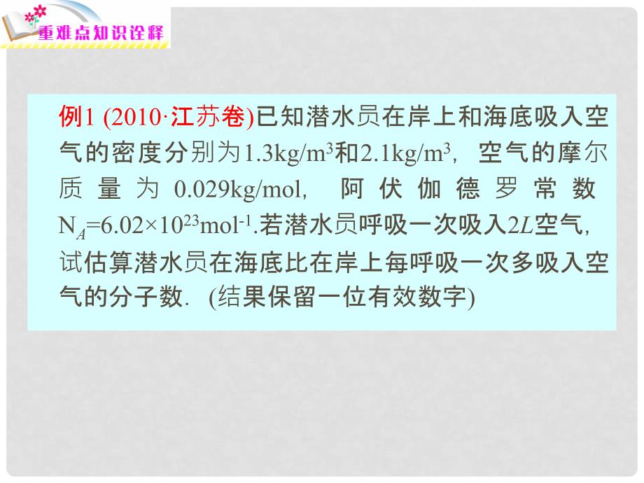 福建省高考物理二轮专题总复习 专题9 热学(选考)课件_第3页