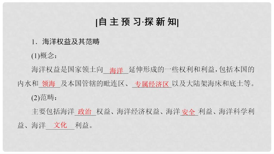 高中地理 第4单元 人类活动与地域联系 附4 海洋权益与海洋发展战略课件 鲁教版必修2_第3页