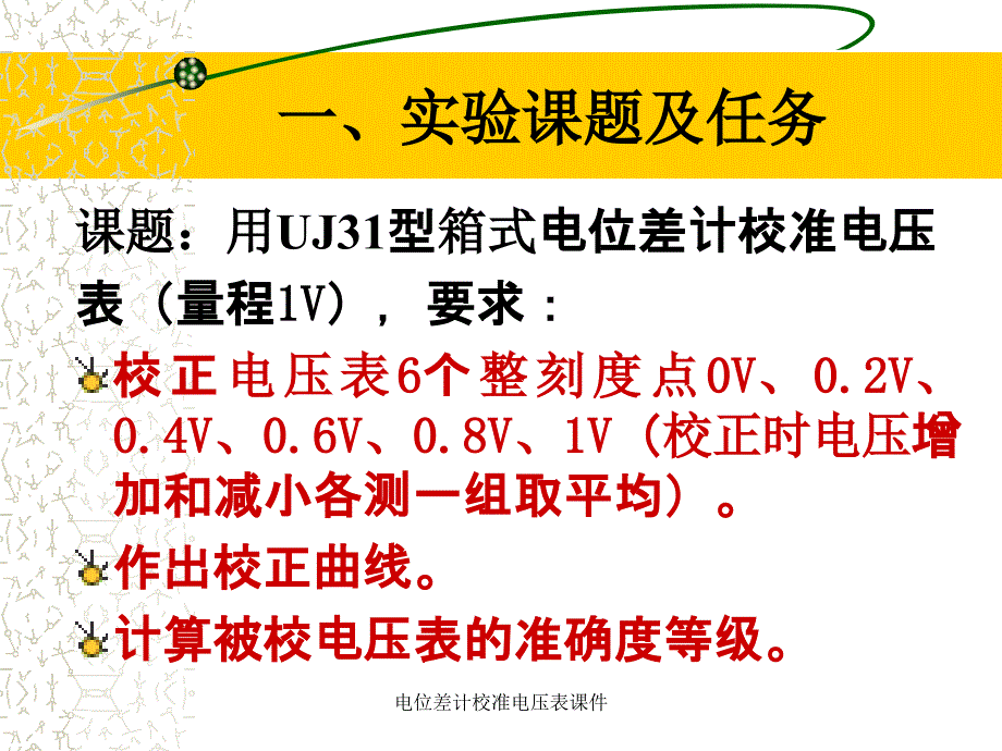 电位差计校准电压表课件_第2页