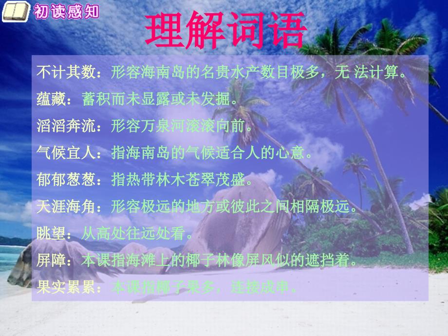 西师大版小学四年级上册语文第14课南海上的明珠课件PPT_第4页