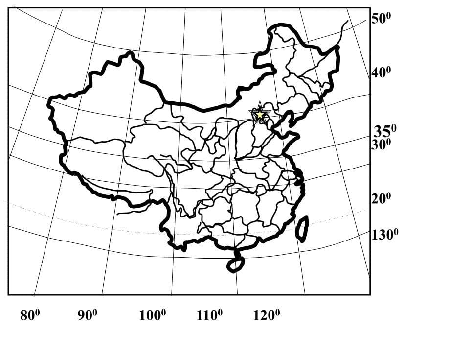 中国地理空白地图册_第5页