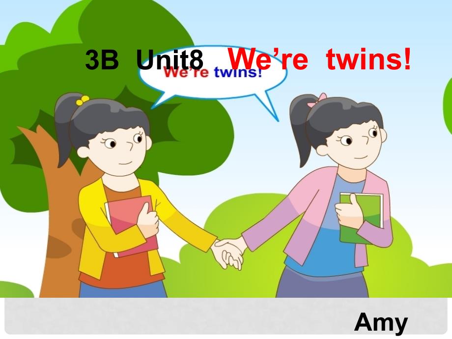 三年级英语下册 Unit 8《We&#39;re twins》课件 （新版）牛津版_第1页