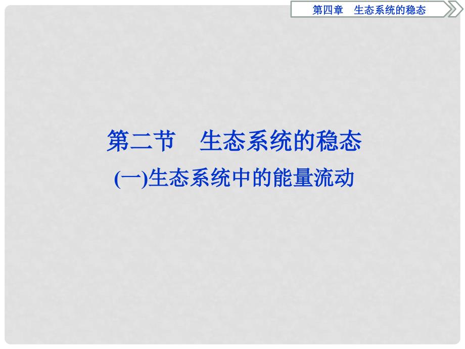 高中生物 第四章 生态系统的稳态 第二节 生态系统稳态的维持（一）课件 苏教版必修3_第1页