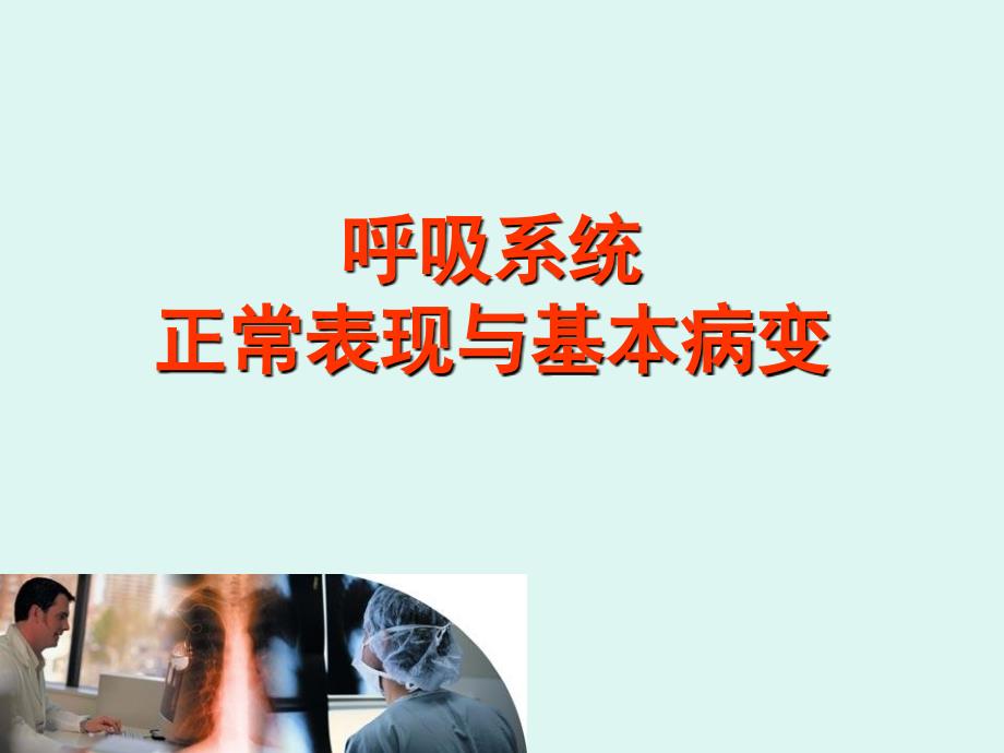 《呼吸系统正常影像》PPT课件_第1页