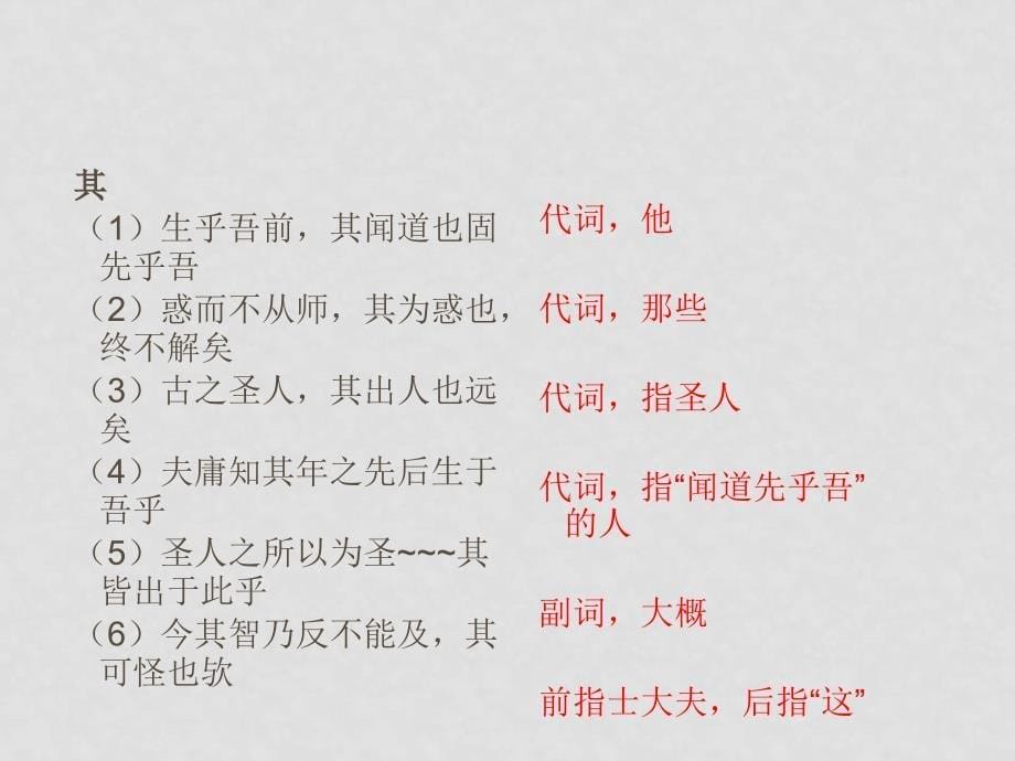 高中语文：4.14《师说》课件（5）（语文版必修4）_第5页