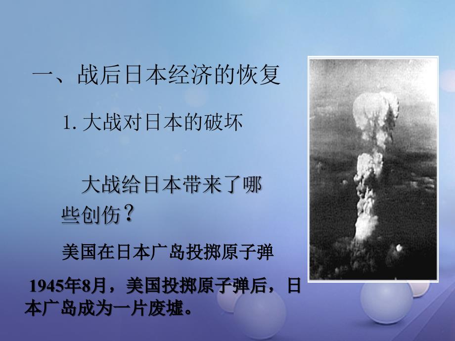 九年级历史下册 第四单元 第11课 日本成为世界经济强国课件4 岳麓_第2页