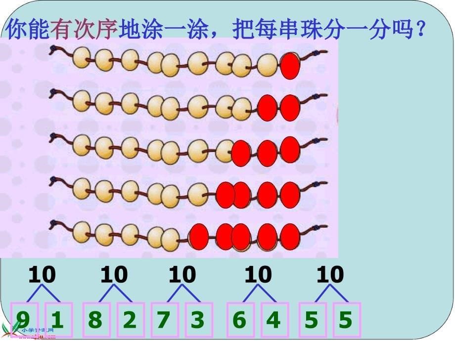 苏教版数学一年级上册《10的分与合》PPT课件_第5页