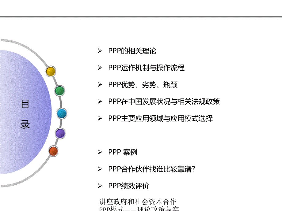 讲座政府和社会资本合作PPP模式理论政策与实务课件_第3页