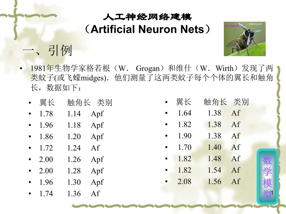 人工神经网络建模演示PPT_第1页