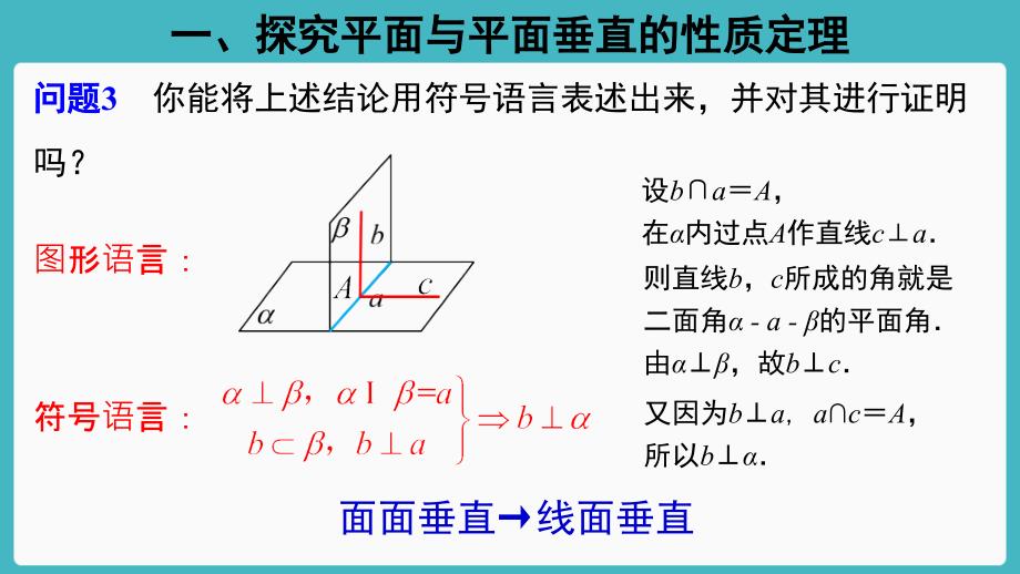 人教A版高中数学必修第二册教学ppt课件8.6.3平面与平面垂直(第2课时)_第4页