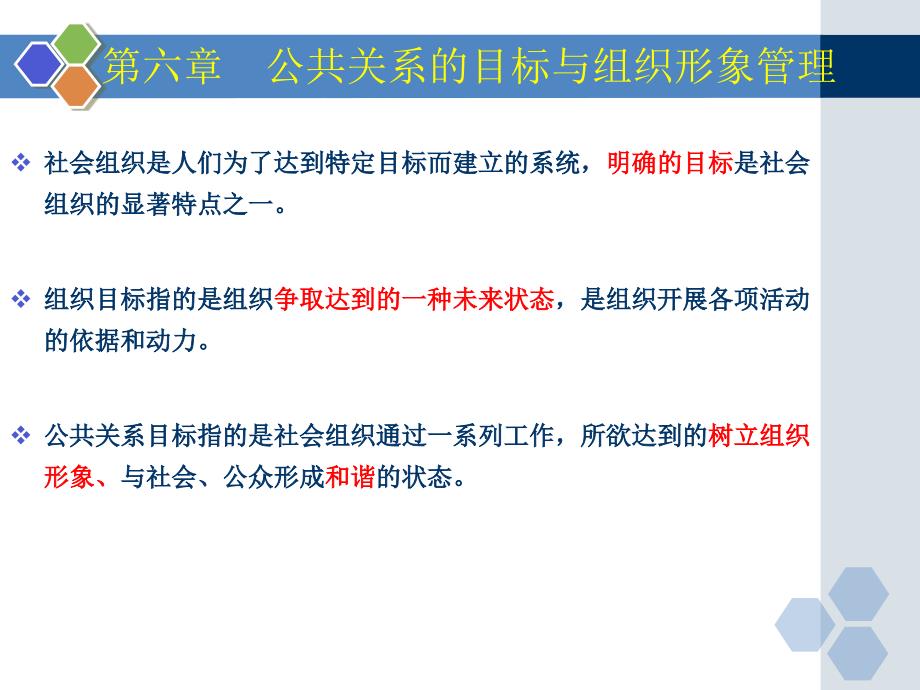 公共关系的目标与组织形象管理讲义_第1页