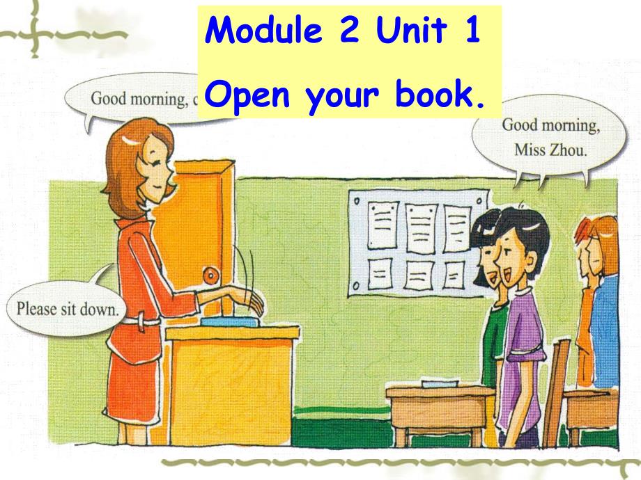 外研版七年级英语上册课件StarterModule2Unit1Openyourbook(共18张PPT)_第2页