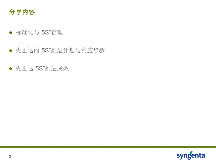 先正达安全生产标准化5S管理ppt课件_第3页