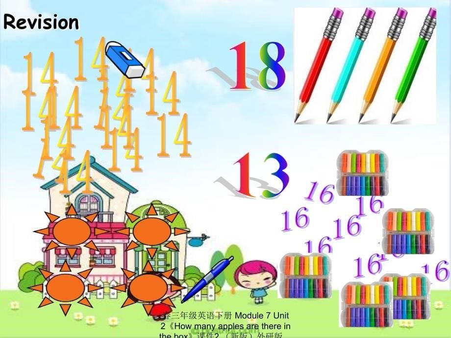 最新三年级英语下册Module7Unit2Howmanyapplesarethereinthebox课件2新版外研版一起新版外研级下册英语课件_第5页