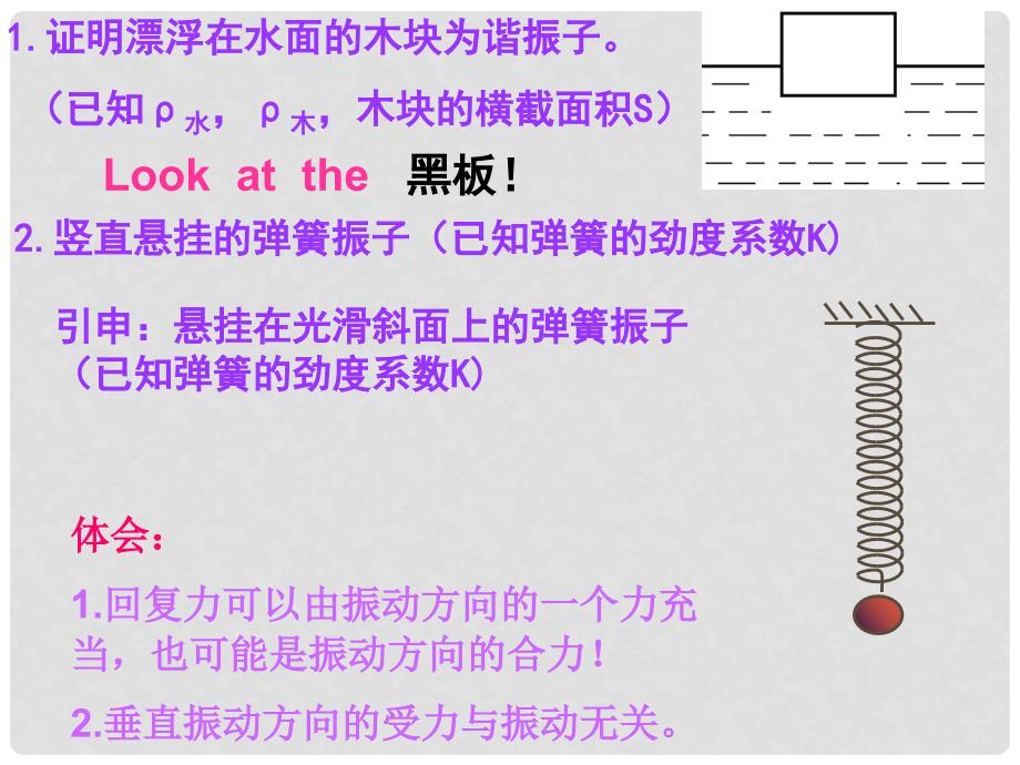 湖北省丹江口市高中物理 第十一章 机械振动 11.3 简谐运动的回复力和能量课件 新人教版选修34_第4页