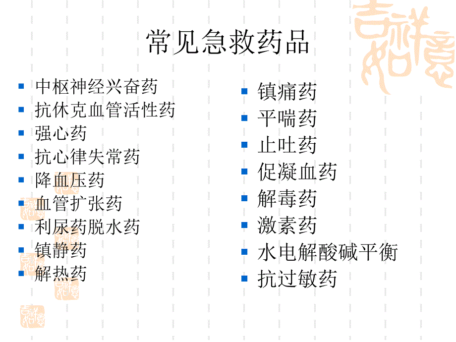 ICU常用急救药物简介参考PPT_第2页