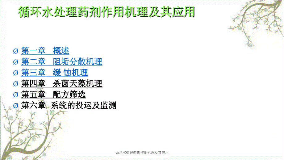 循环水处理药剂作用机理及其应用_第2页