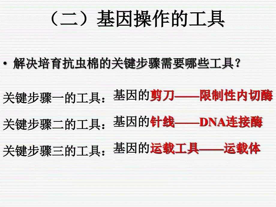 第2节基因工程及其应用课件_第3页