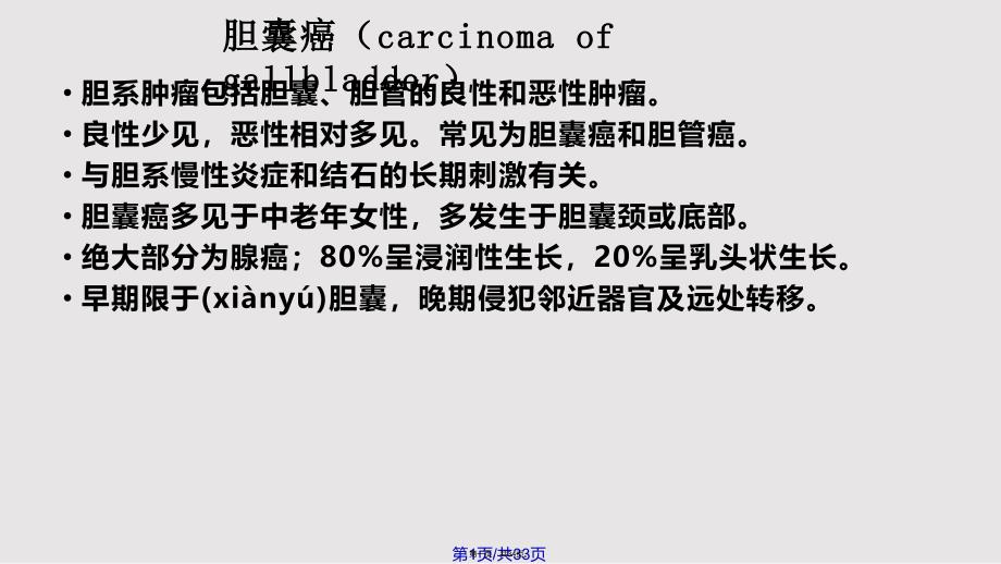 CT胆囊肿瘤等实用教案_第1页