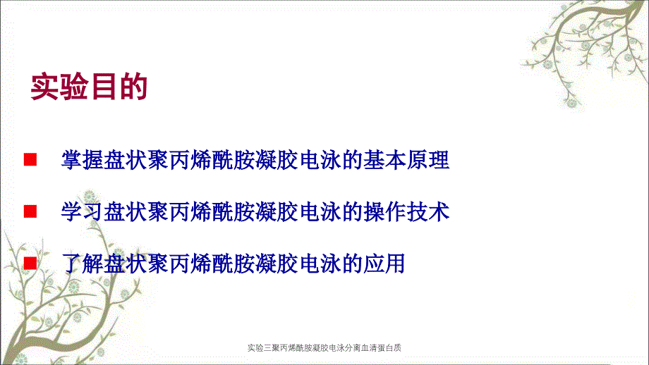 实验三聚丙烯酰胺凝胶电泳分离血清蛋白质_第2页