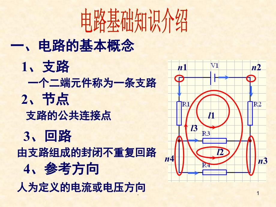 模电数电所必备的电路基础知识课堂PPT_第1页