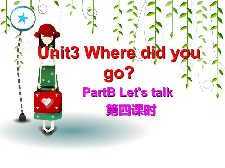 六年级下册英语课件Unit3 PartB Let39;s talk人教PEP_第1页