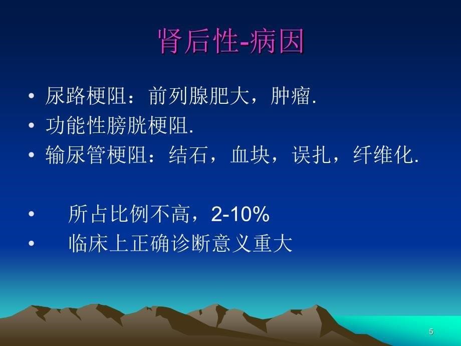 急性肾损伤的定义分期诊断思路和治疗原则ppt课件_第5页