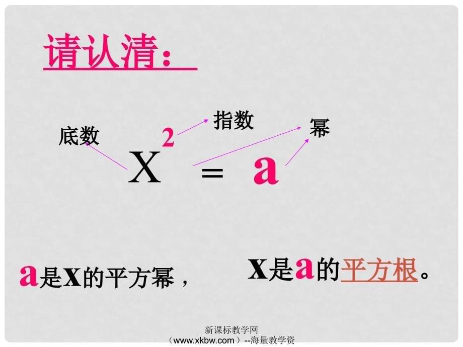 浙江省宁波市慈城中学七年级数学上册 3.1 平方根课件 （新版）浙教版_第5页