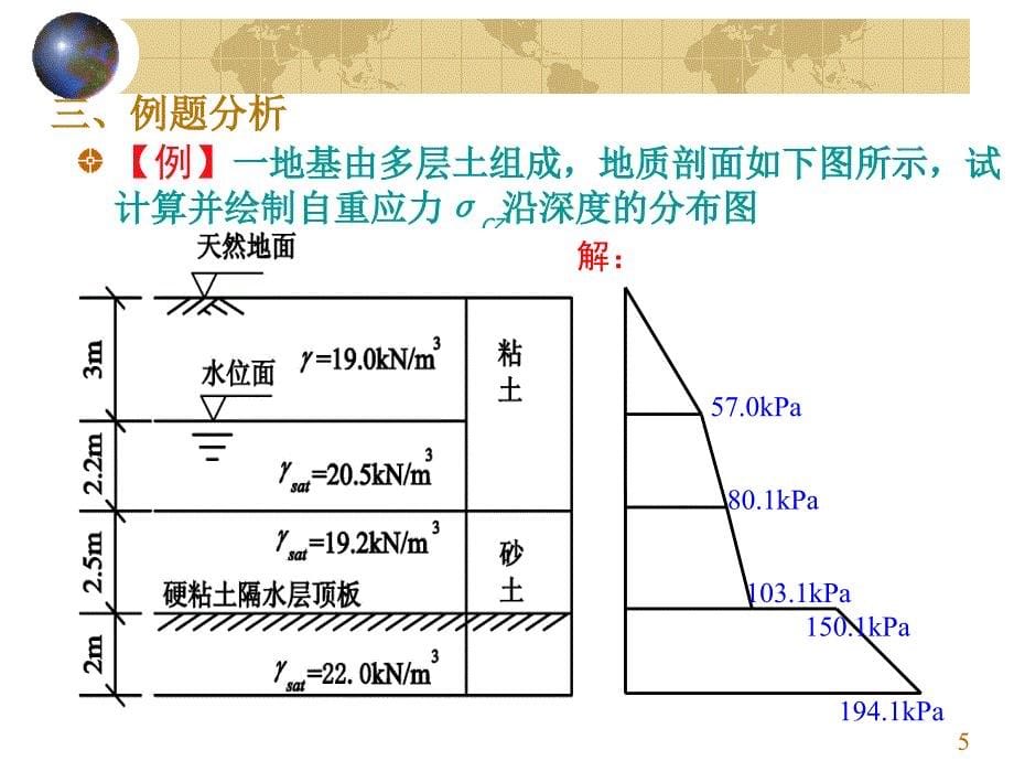 工程地质与地基基础 03土中应力和沉降_第5页