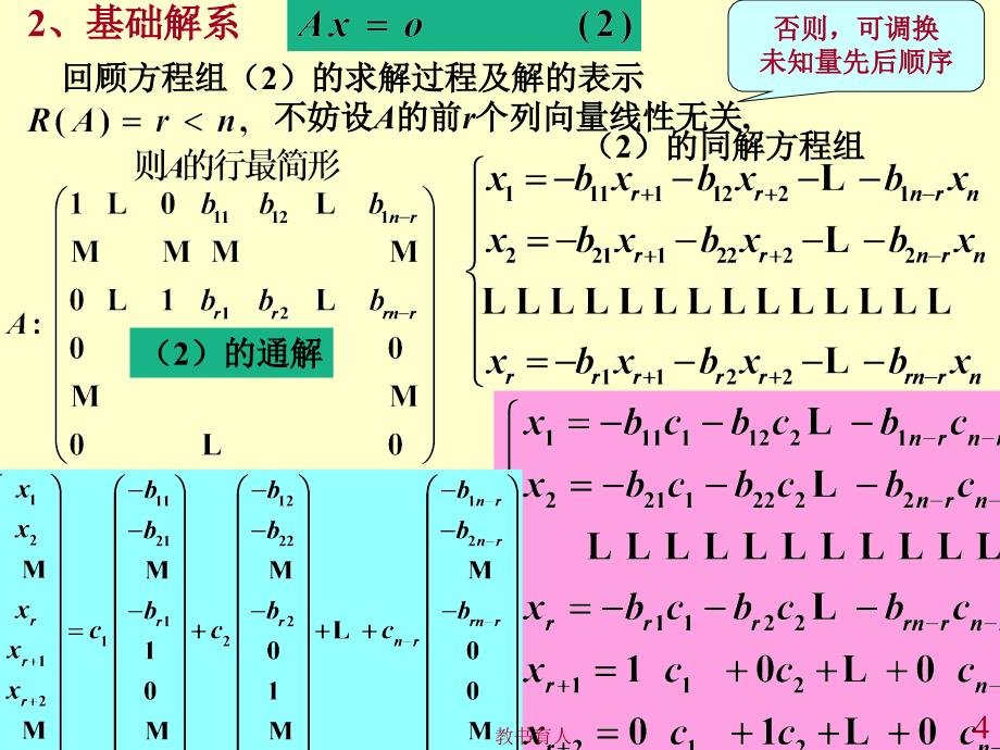 矩阵中的基础解系解法【教育知识】_第4页