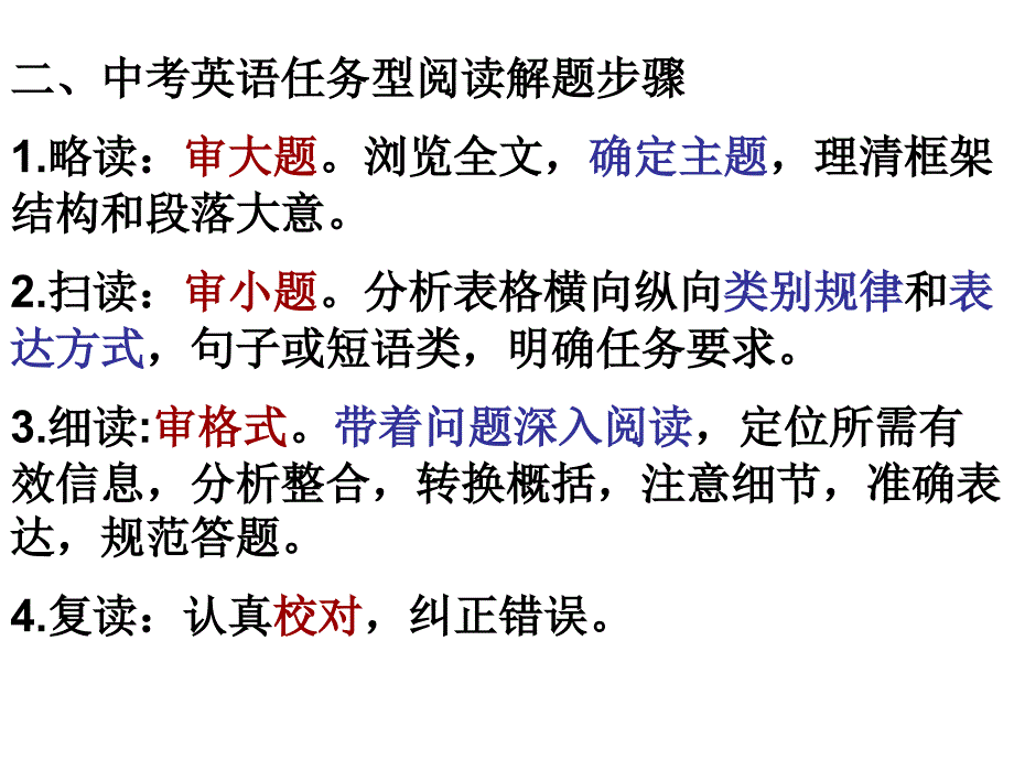 中考任务型阅读做题技巧_第4页