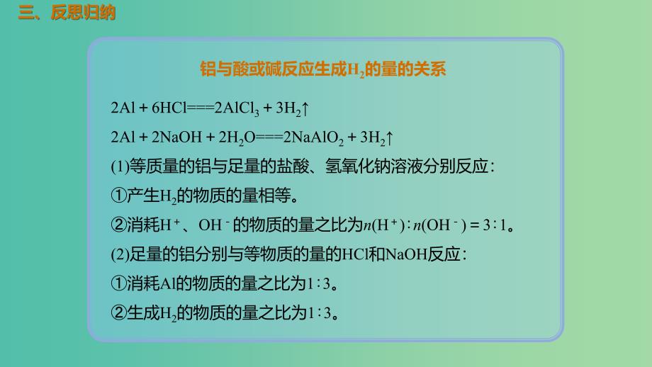 高考化学总复习第3章金属及其化合物第2讲镁铝及其重要化合物3.2.2铝的性质及用途考点课件新人教版.ppt_第4页