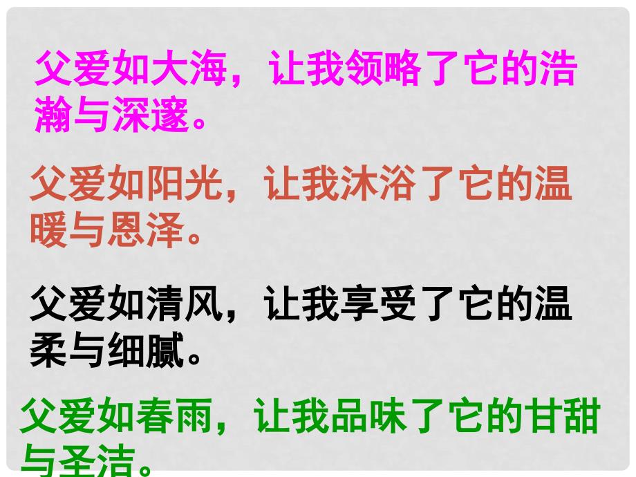 湖南省长沙市望城县乔口镇乔口中学七年级语文下册 第2课《爸爸的花儿落了》课件（2）（新版）新人教版_第2页