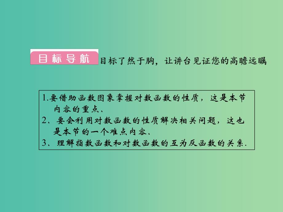 高中数学 2.2.2 对数函数及其性质(2)课件 新人教A版必修1 .ppt_第4页