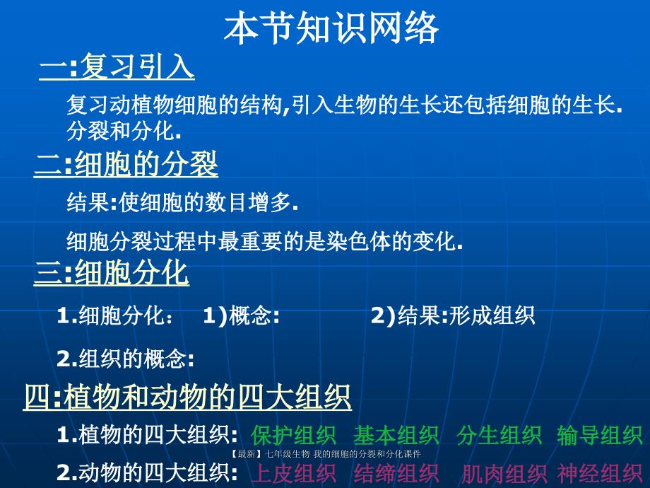 最新七年级生物我的细胞的分裂和分化课件_第2页