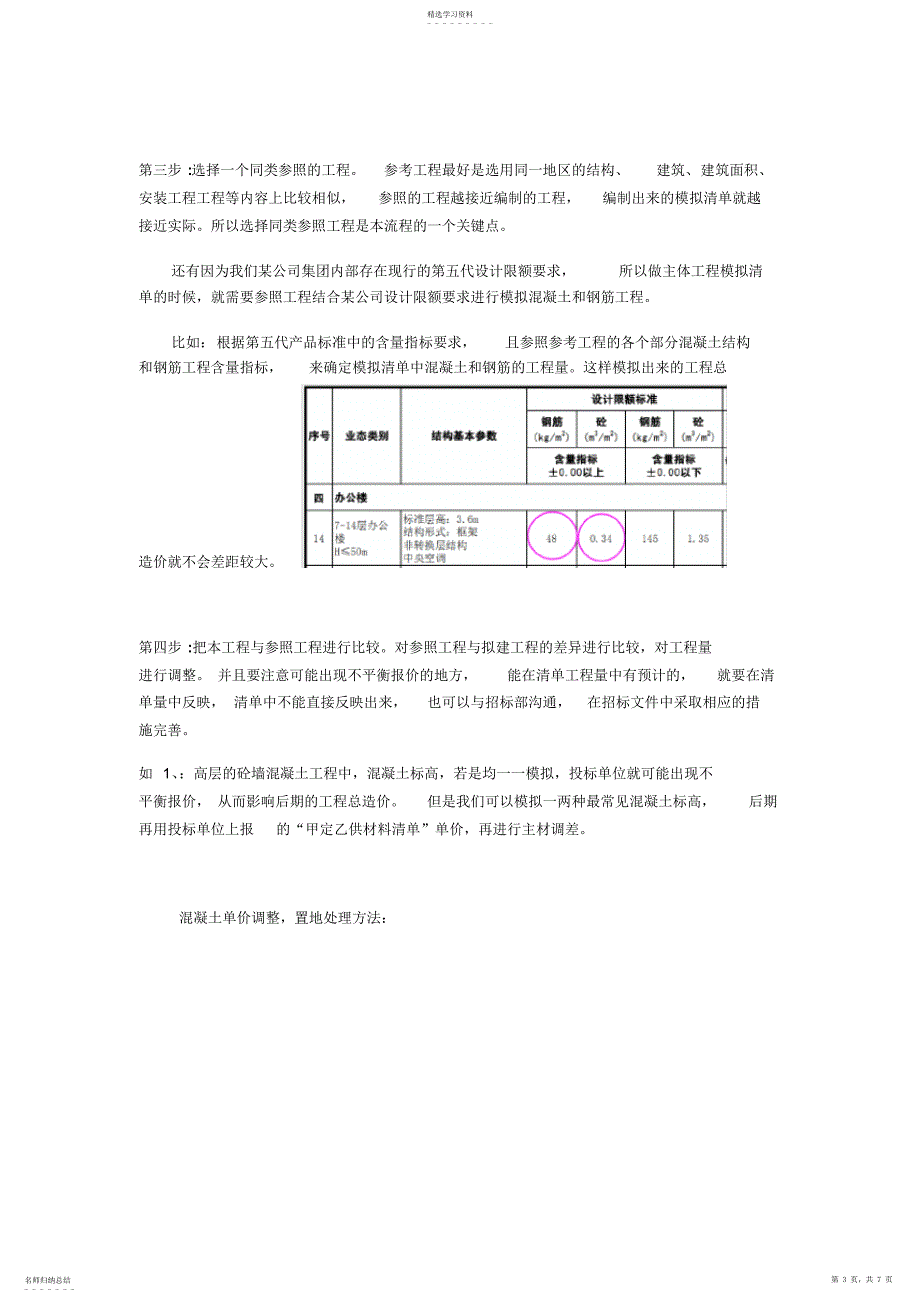 2022年编制模拟工程量清单的过程与注意事项_第3页