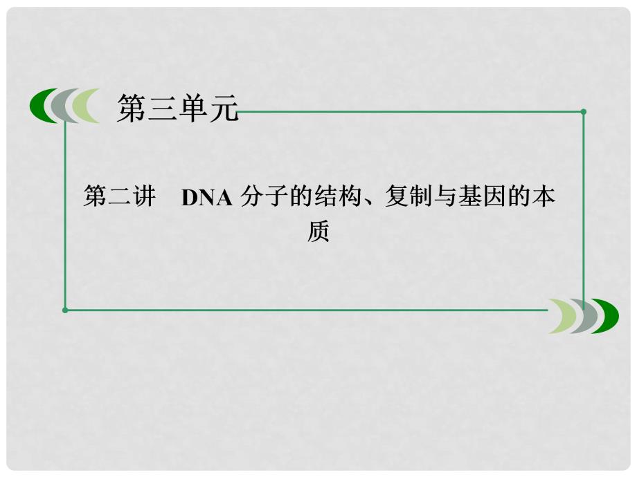 高考生物一轮总复习（考点探究+基础回扣+考点突破+解题技巧警示）232 DAN的分子结构、复制和基因的本质课件 新人教版必修2_第4页