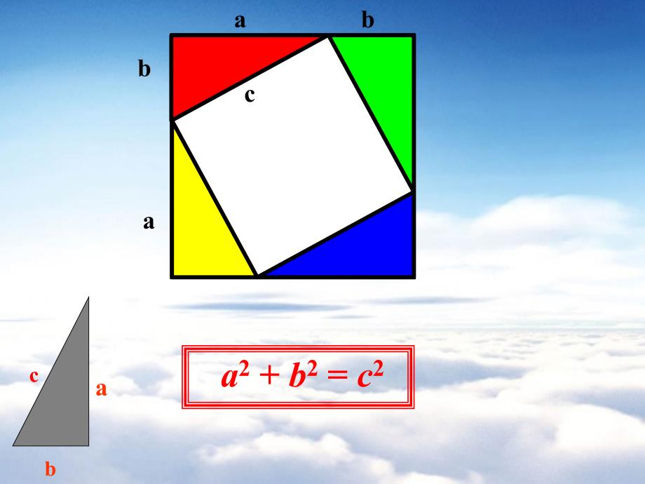 【青岛版】八年级下册数学：7.2勾股定理课件_第3页
