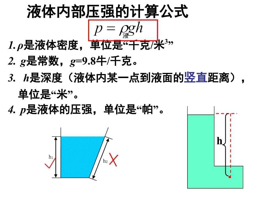 【上海教育版】物理九上：6.3《液体内部的压强》(共17张PPT)_第5页