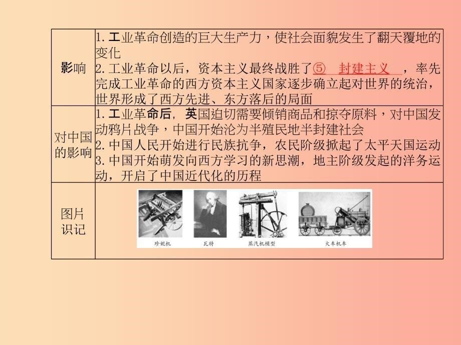 中考历史总复习第一部分系统复习成绩基石主题十六世界资本主义制度的确立与发展无产阶级的斗争及一战.ppt_第5页