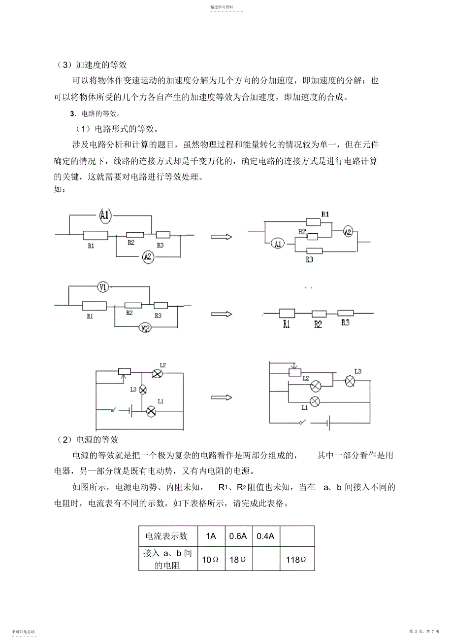 2022年等效法在物理学中的重要应用_第3页