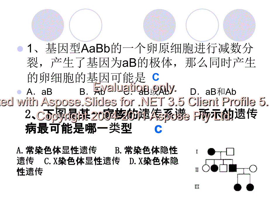 高中生物必修二习练及知识点复习.ppt_第2页