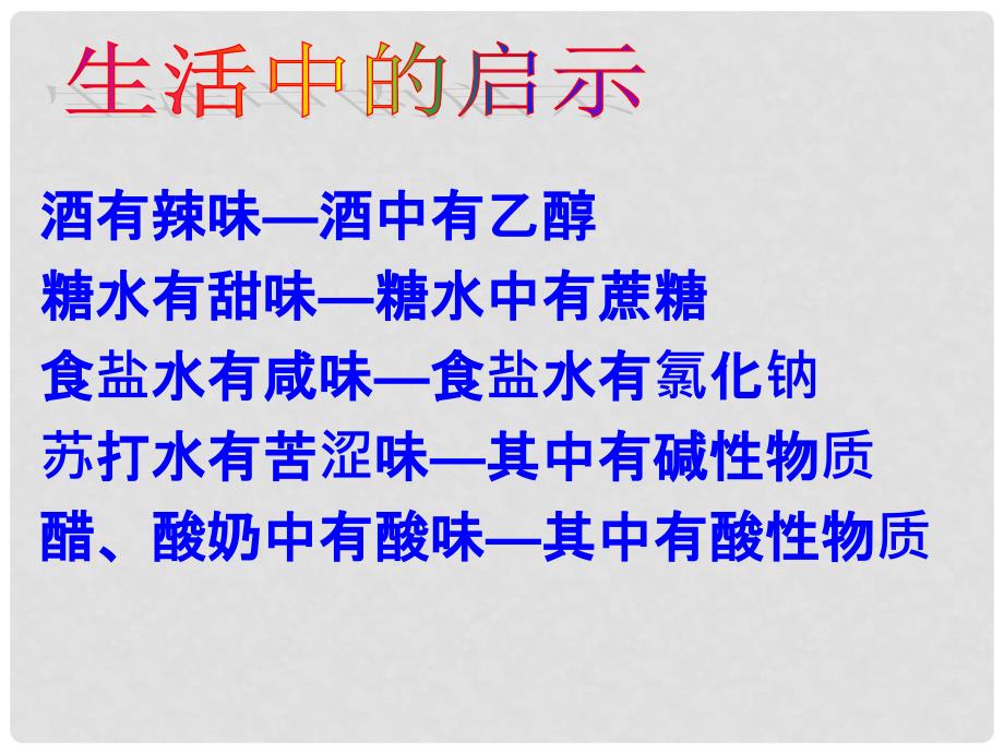 九年级化学 课题1常见的酸和碱（第一课时）课件 人教新课标版_第2页