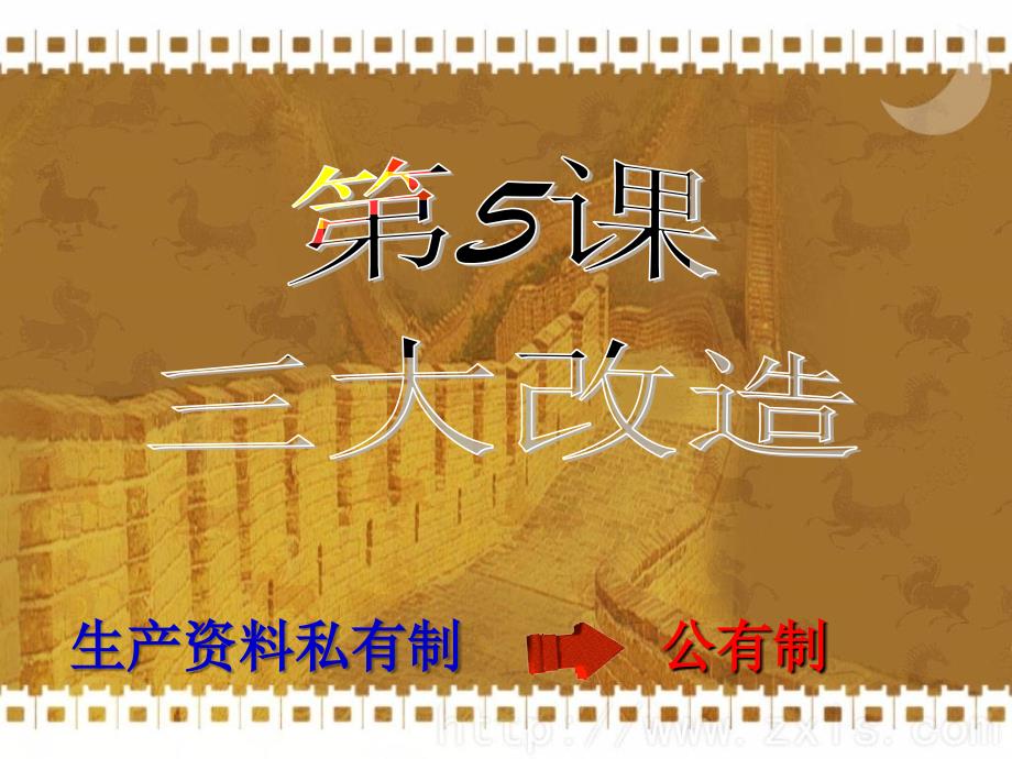 内蒙古鄂尔多斯康巴什新区八年级历史下册 第二单元 社会主义道路的探索《第5课 三大改造》课件 新人教版_第2页