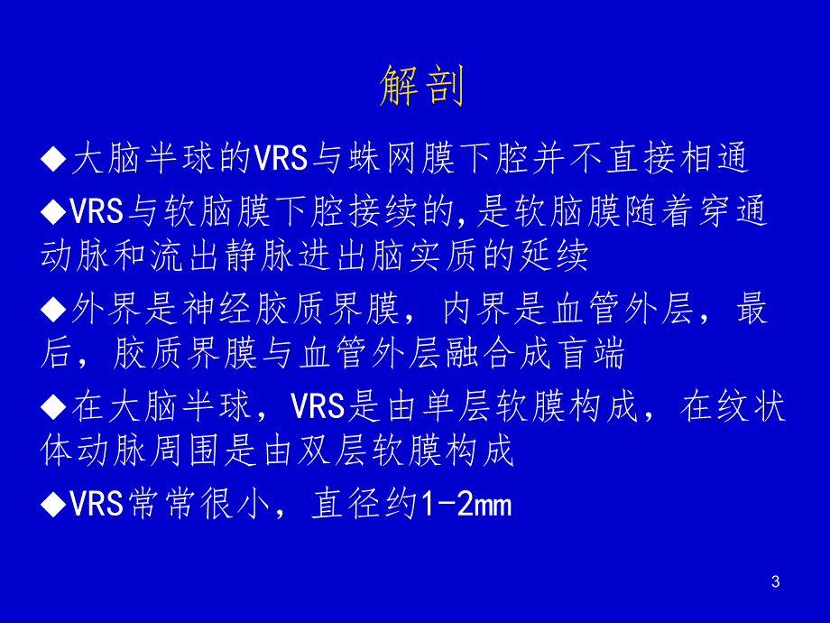 脑血管VR间隙的MRI诊断与鉴别诊断PPT课件_第3页