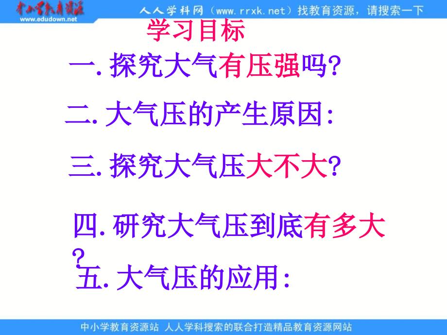 教科版物理八下大气压强pp课件_第2页