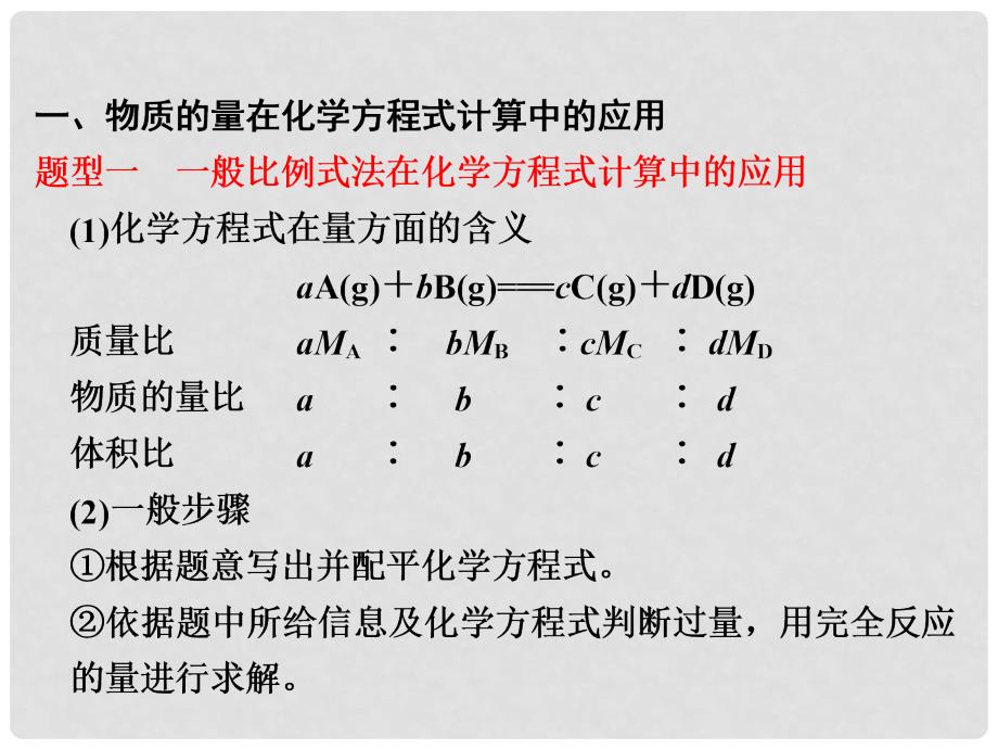 高考化学大一轮复习 第1章 第3讲 化学计算中的基本技能和数学思想课件 鲁科版_第2页