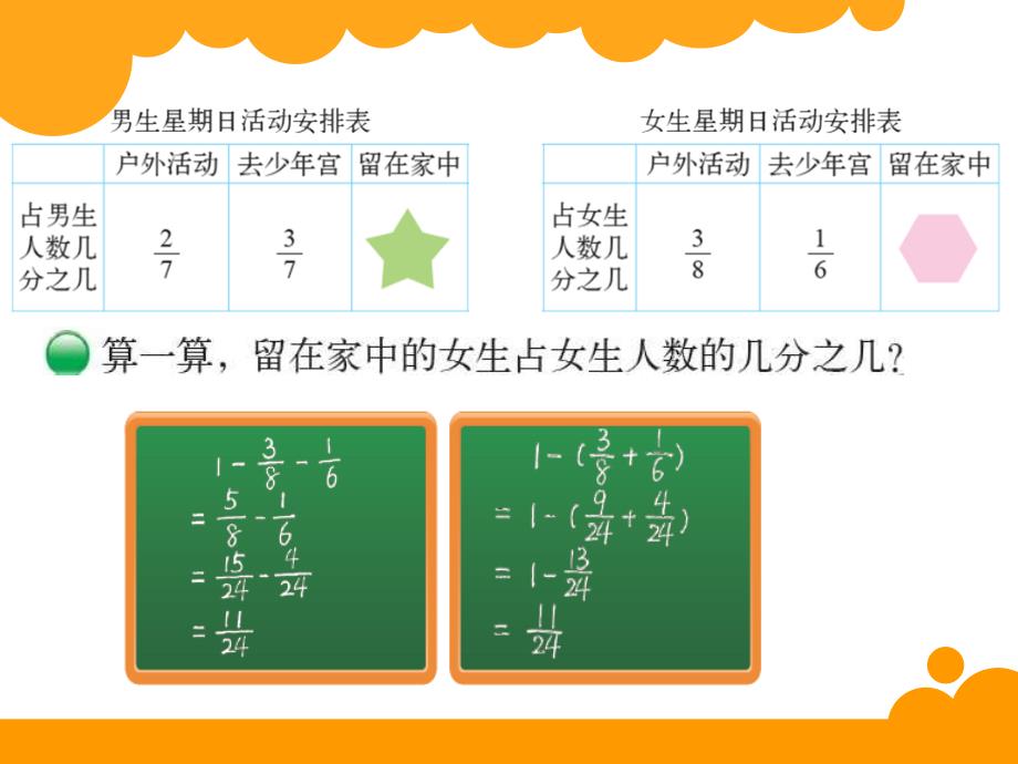 新北师大版小学五年级下册数学课件：第1单元 星期日的安排_第4页