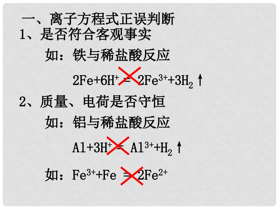 高中化学第二节 离子方程式正误判断及离子共存课件人教版必修一_第2页